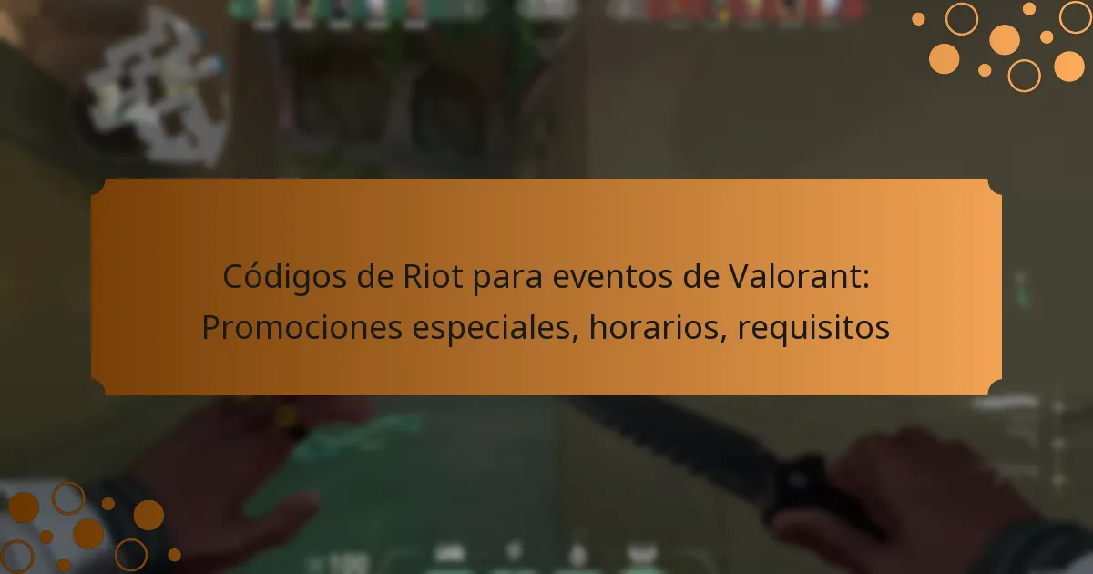 Códigos de Riot para eventos de Valorant: Promociones especiales, horarios, requisitos