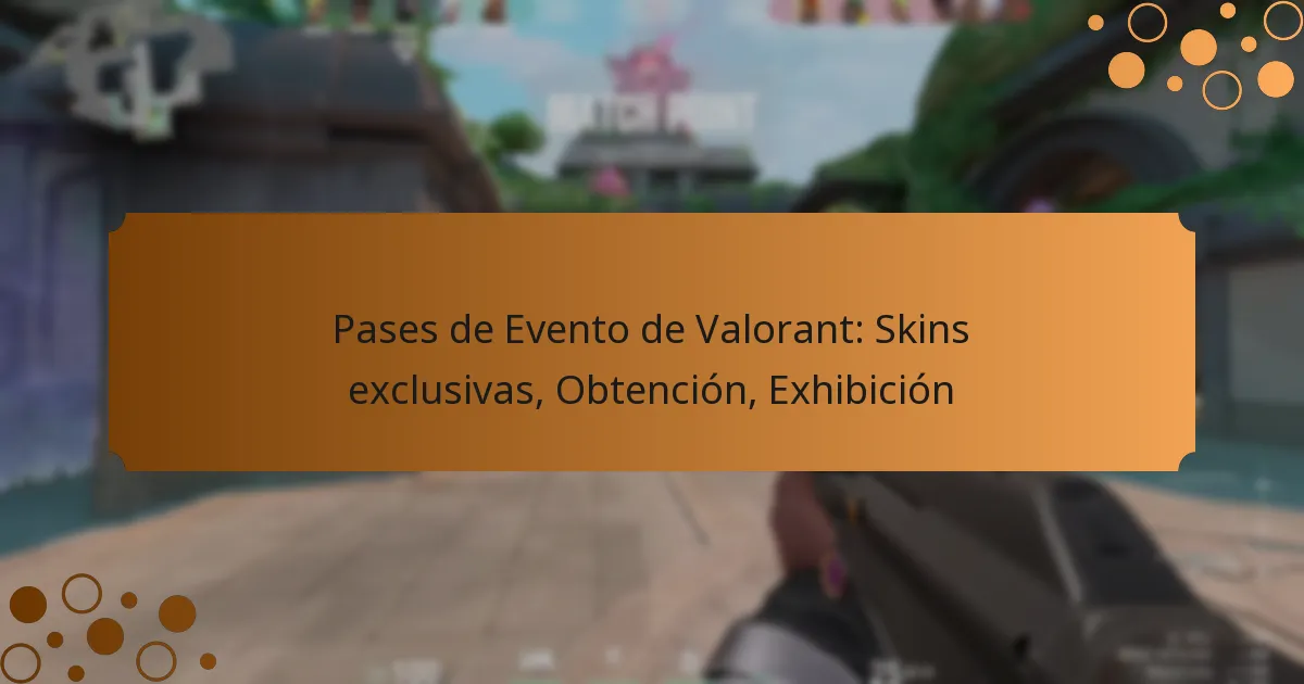 Pases de Evento de Valorant: Skins exclusivas, Obtención, Exhibición